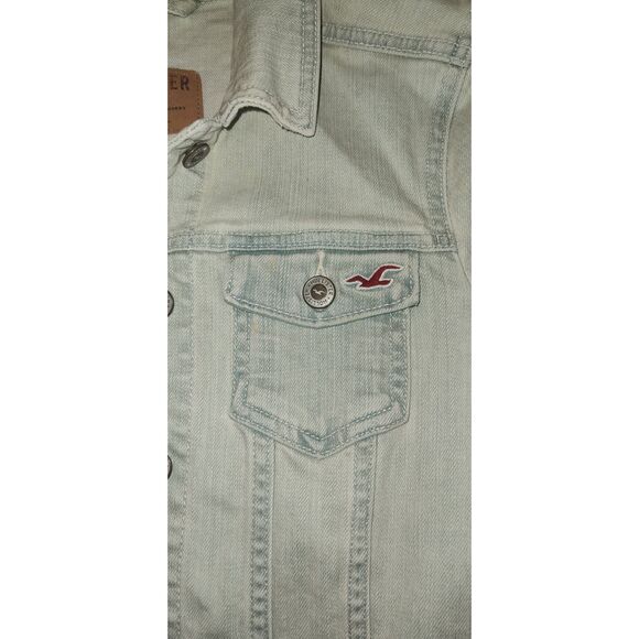 Hollister Classic Jean jacket light wash Size large - Picture 4 of 13